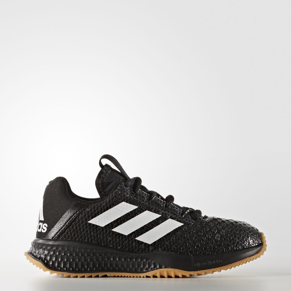 Adidas Turf - ποδοσφαιρικα παπουτσια για κοριτσια - Μαυρα/Ασπρα,Μέγεθος: EU 27 – 39 1/3 (928SUACZ)